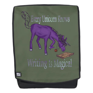 Jedes Einhorn weiß, dass Schrift magisch ist Rucksack