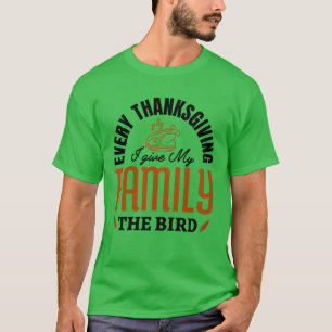 Jedes Erntedankfest schenke ich meiner Familie den T-Shirt