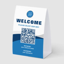 Jedes Farb-Branded-Logo-Vorlage-Wifi-QR-Code