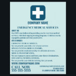 Jedes farbmedizinische Symbol, EMT, paramedic Flyer<br><div class="desc">Alle farbmedizinischen Symbole,  EMT,  paramedische Flyer der Werbung durch den Visitenkartenladen.</div>
