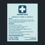 Jedes farbmedizinische Symbol, EMT, paramedic Flyer<br><div class="desc">Alle farbmedizinischen Symbole,  EMT,  paramedische Flyer der Werbung durch den Visitenkartenladen.</div>
