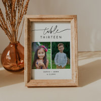 JEDES Foto Tischnummer Card 12x18