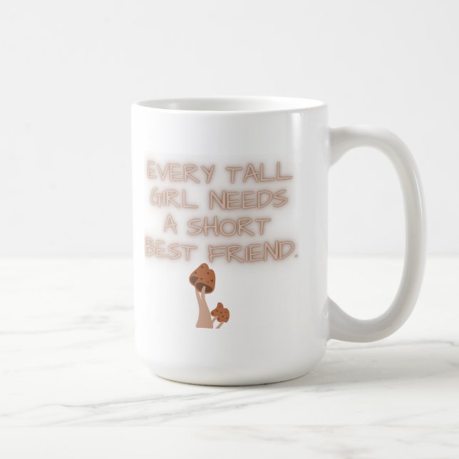 Jedes große Mädchen braucht einen Kurzen besten Fr Kaffeetasse (Rechts)