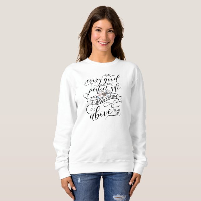 Jedes gute und perfekte Geschenk kommt aus der obi Sweatshirt (Vorne ganz)
