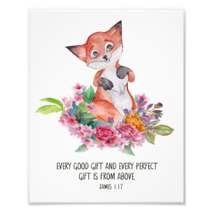 Jedes gute und perfekte Geschenk, Schrift James 1: Fotodruck
