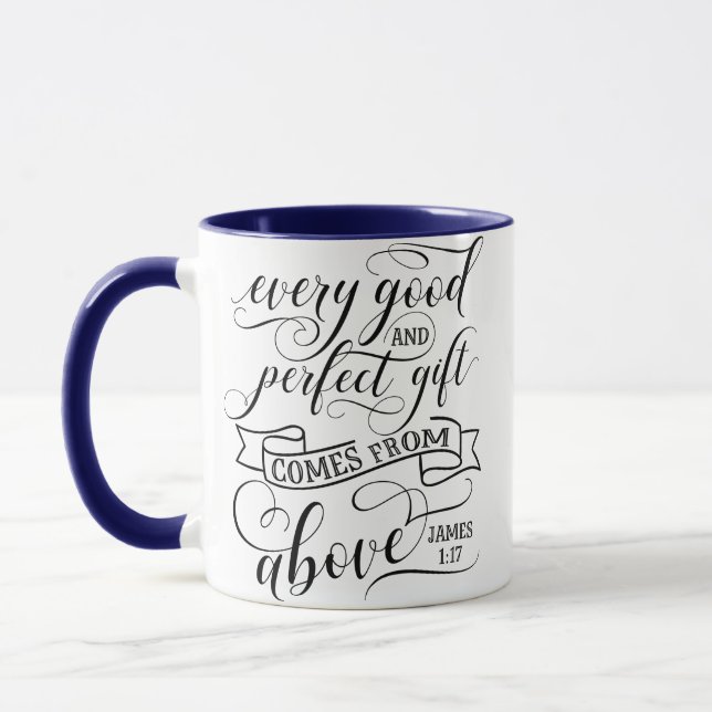 Jedes gute und perfekte Geschenk Tasse (Links)