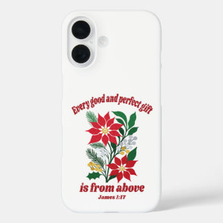 Jedes gute und vollkommene Geschenk – Jakobus 1,17 iPhone 16 Hülle