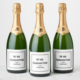 JEDES JAHR Designer Parfüm Flasche Geburtstag