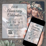 JEDES JAHRESJAHR Party 2 Foto- & QR-Code-Overlay Save The Date<br><div class="desc">Erzählen Sie die freudige Neuigkeit Ihres bevorstehenden Jubiläums mit einzigartigen benutzerdefinierten Foto-Overlay Save the Date Einladungen. Die 2 Bilder, der Scannable QR Code und alle Texte auf dieser Einladung sind einfach zu personalisieren für jedes Jahr Hochzeit Jahrestag. (IMAGE PLACEMENT TIP: Eine einfache Möglichkeit, ein Foto genau so zu zentrieren, wie...</div>