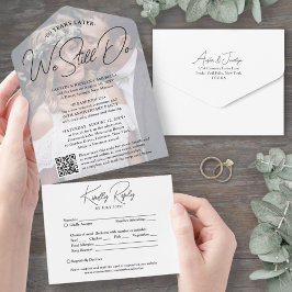 JEDES Jubiläum Foto & QR Code Wir machen noch Part All In One Einladung