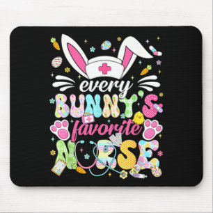 Jedes Kaninchen Lieblingskrankenschwester süßer Os Mousepad