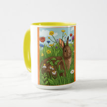 Jedes Kaninchen liebt Blumen