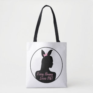 Jedes Kaninchen liebt mich! Bunny Girl Tasche