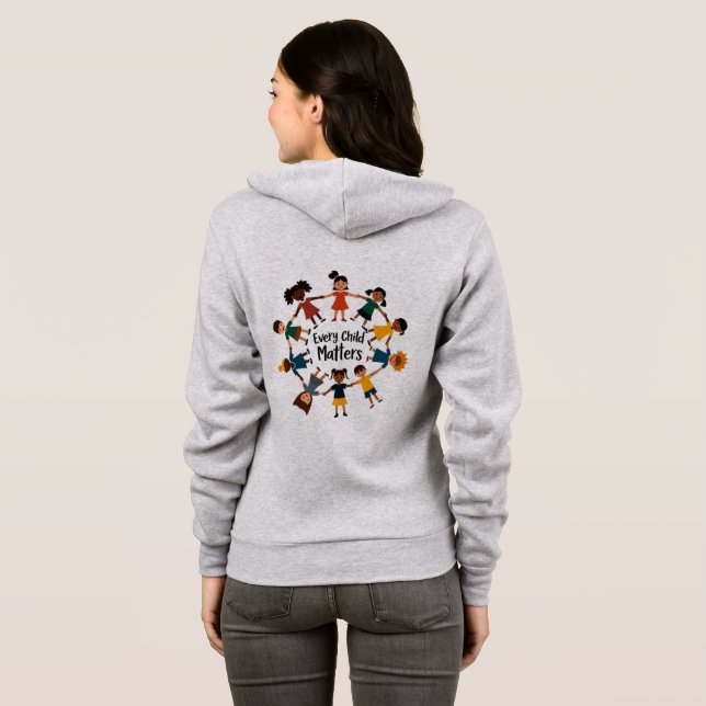 Jedes Kind ist wichtig Hoodie (Schwarz voll)