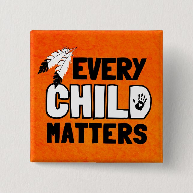 Jedes Kind zählt Button (Vorderseite)