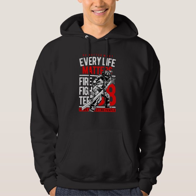 Jedes Leben ist wichtig Hoodie (Vorderseite)