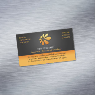 Jedes Logo Magnetische Visitenkarte