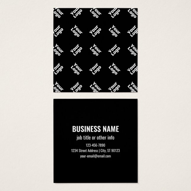 Jedes Logo oder hochgeladenes Bild | Muster (Vorne & Hinten)