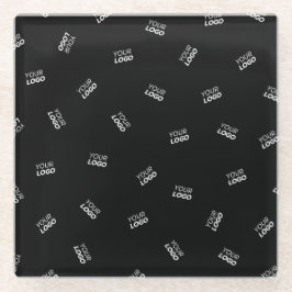 Jedes Logo oder hochgeladenes Bild | Muster Glasuntersetzer