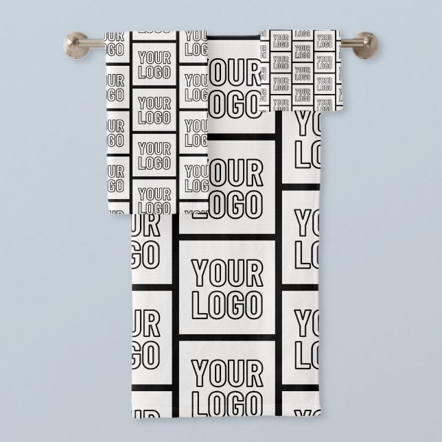 Jedes Logo oder jedes Bildwiederholmuster Badhandtuch Set (Von Creator hochgeladen)