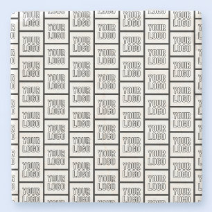 Jedes Logo oder jedes Bildwiederholmuster Steinuntersetzer