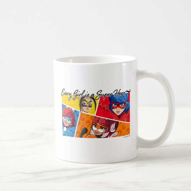 Jedes Mädchen ist ein Super-Held Kaffeetasse (Rechts)