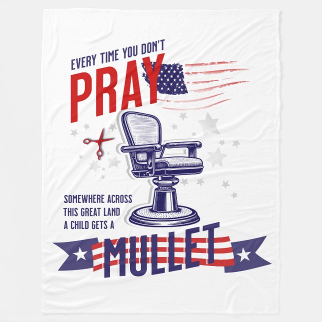 Jedes Mal, wenn du nicht Funny Patriotic Blanket b Fleecedecke (Vorderseite)