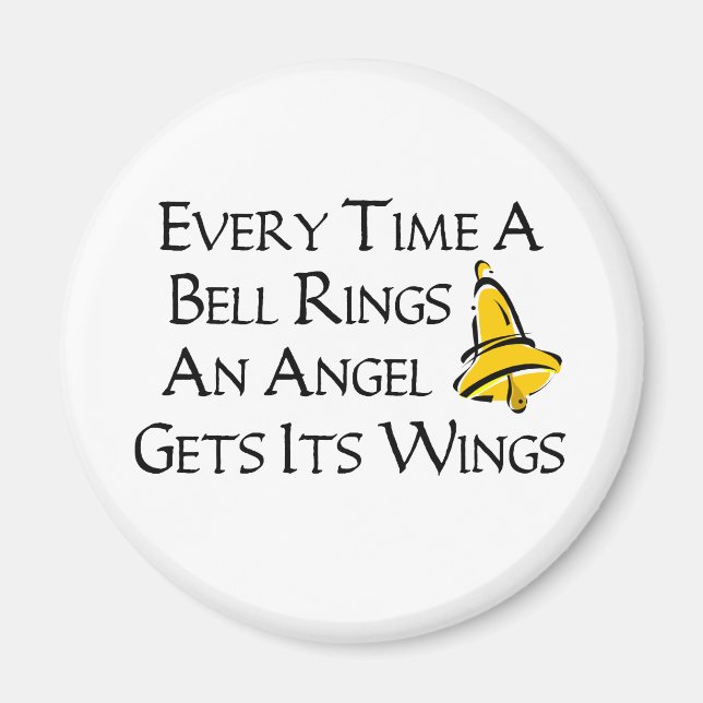 Jedes Mal, wenn eine Glocke läutet Magnet (Vorne)