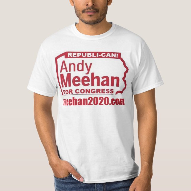 JEDES MEEHAN FÜR CONGRESS REPUBLI-CAN! LOGO T-Shirt (Vorderseite)