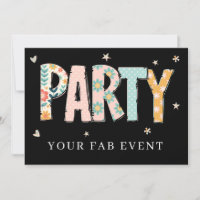 * Jedes PARTY, das DIY EINLADEN NEON Event farbenf