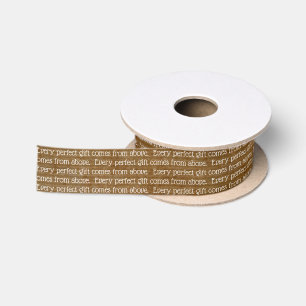 JEDES PERFEKTE GESCHENK KOMMT AUS ÜBER Weihnachten Satinband