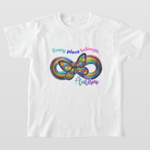 Jedes Stück Schimmer - Autismus Butterfly T-Shirt