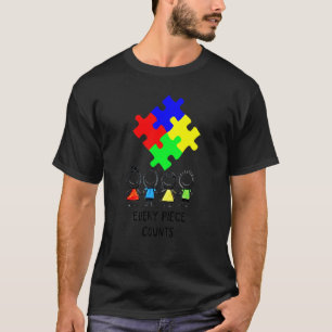 Jedes Stück zählt Aufmerksamkeit für Autismus T-Shirt