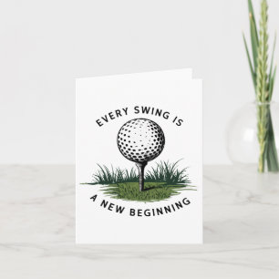 Jedes Swing ist ein neuer Beginner Karte