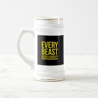 Jedes Tier braucht Schönheitsgelb Bierglas