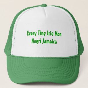 Jedes tönen Sie Irie Montag Negri Jamaika Truckerkappe