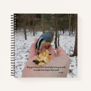 Jedes Wunder - Bird - Schatz Notizbuch
