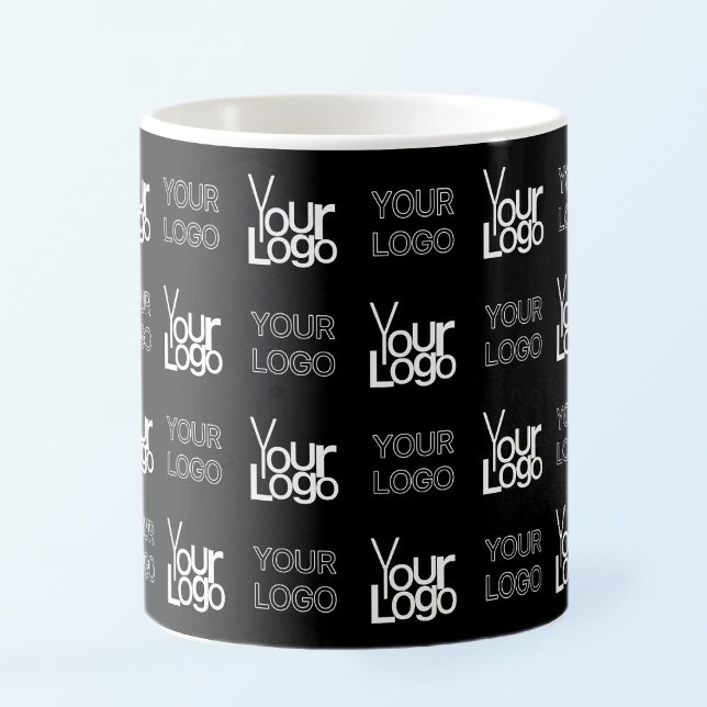 Jedes zweite Logo oder wiederholendes Bildmuster Kaffeetasse (Von Creator hochgeladen)