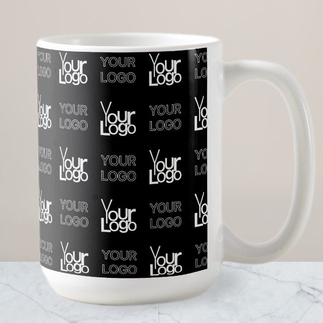 Jedes zweite Logo oder wiederholendes Bildmuster Kaffeetasse (Von Creator hochgeladen)