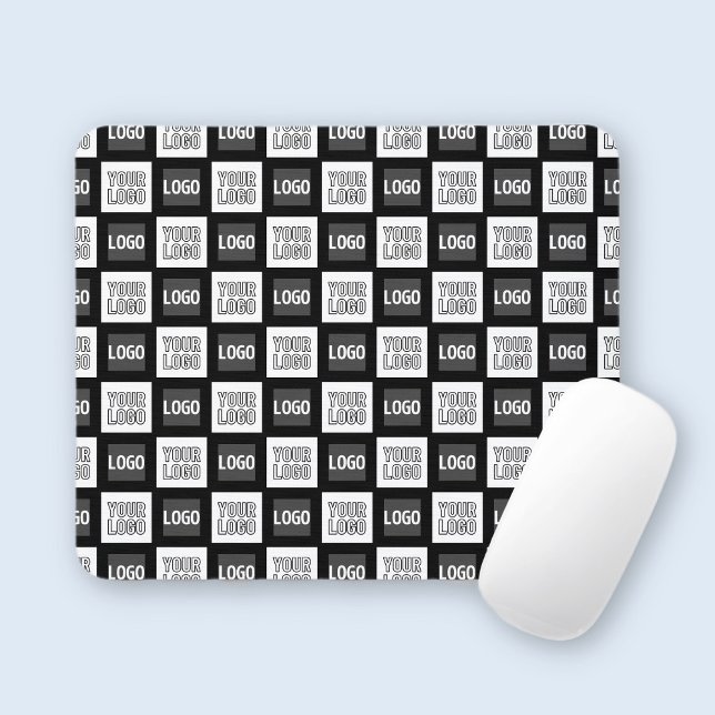 Jedes zweite Logo oder wiederholendes Bildmuster Mousepad (Von Creator hochgeladen)