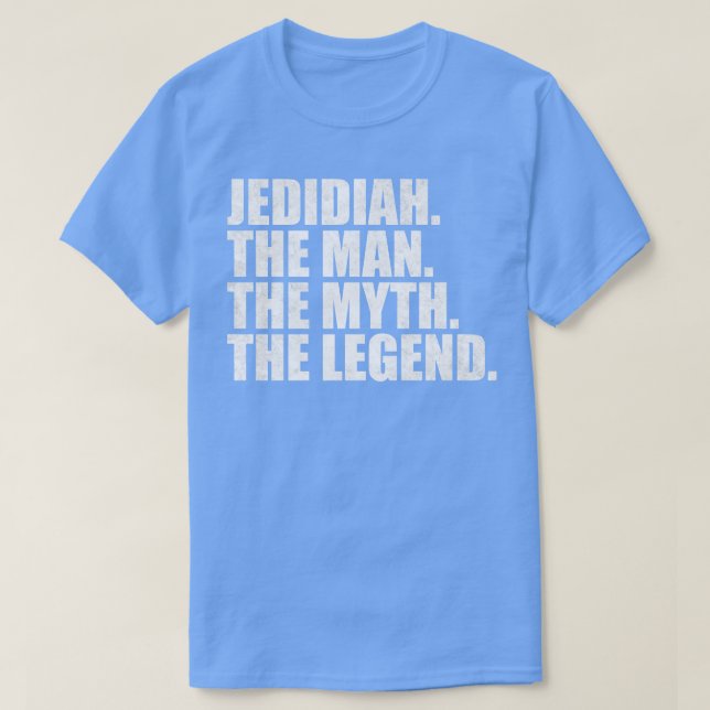 Jedidiah Jedidiah Name Jedidiah Vorname T-Shirt (Design vorne)