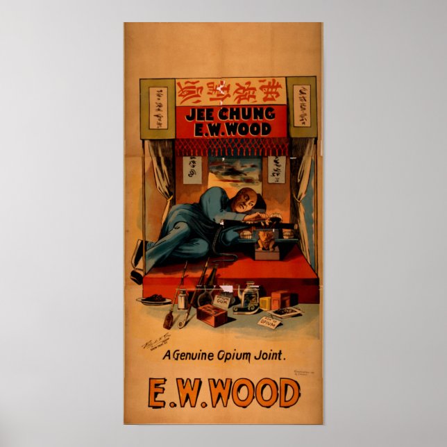 JEE CHUNG Genuine Opium Joint VAUDEVILLE Poster (Vorne)