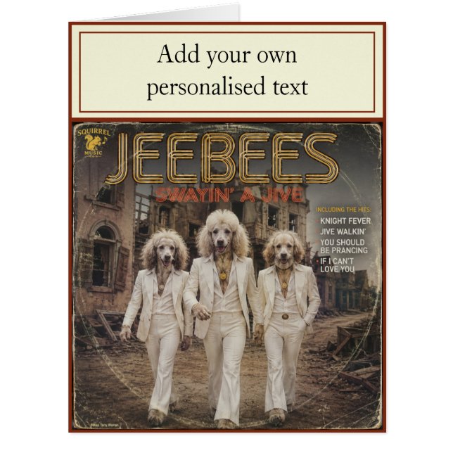 Jeebees Album: eine Parodie (Vorderseite)