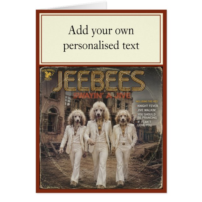 Jeebees Album: eine Parodie (Vorne)