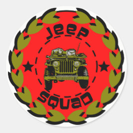 Jeep Runder Aufkleber