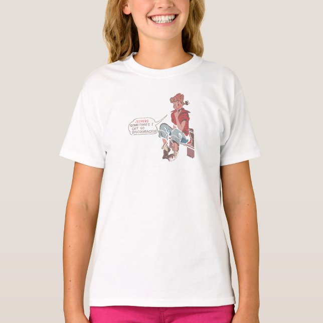 Jeepers bekomme ich manchmal so viel Mut. T-Shirt (Vorderseite)