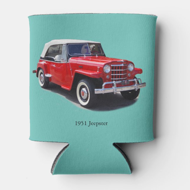 Jeepster kann 1951 kühler werden dosenkühler (Vorderseite)