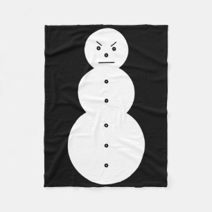 Jeezy Schneemann - Hiphop Wütender Schneemann Jeez Fleecedecke