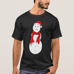 Jeezy Snowman Mad Snowman Weihnachten T-Shirt