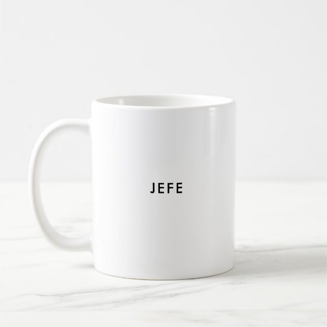 Jefe | Boss | Tasse für Spanisch (Links)